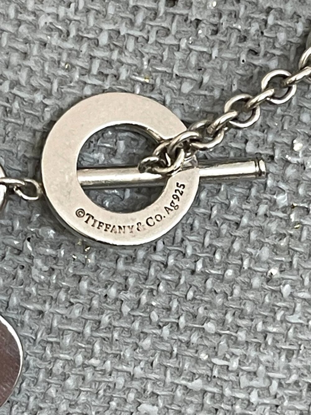 Tiffany & Co. RTT Return To Tiffany Heart Toggle Necklace Silver - Picture 6 of 6